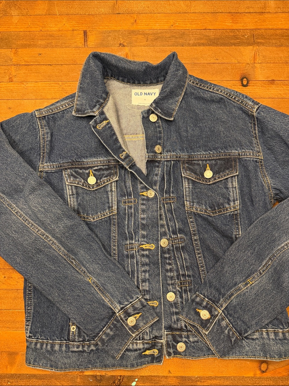 Old Navy Blue Denim Trucker Jacket